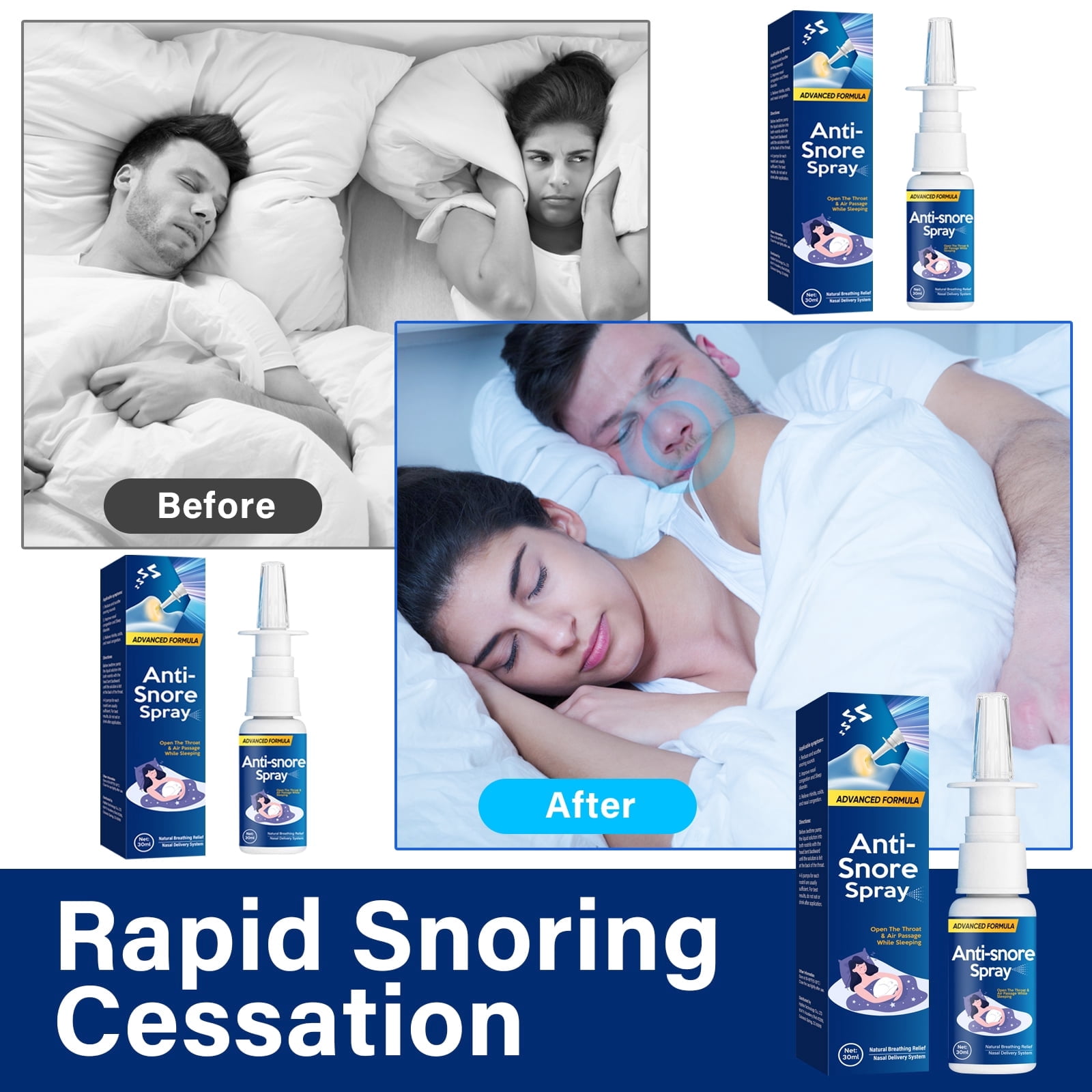 Anti Snoring Devices, Anti Snoring Spray Provide the Effective Snoring Solution