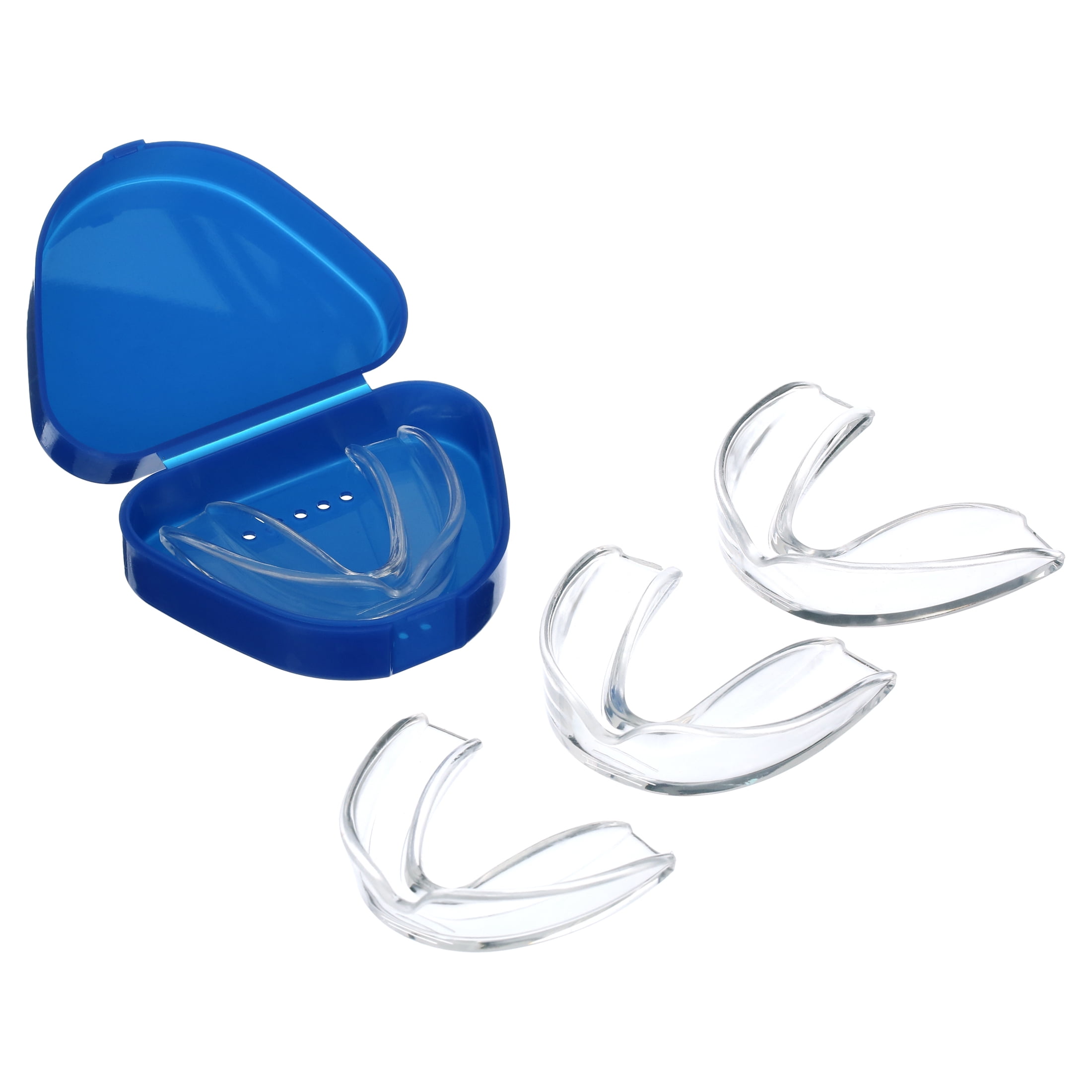 Mouth Guard for Grinding Teeth at Night, Professional Night Guards for Teeth Grinding with Hygiene Case(4Piece Set/2Sizes)
