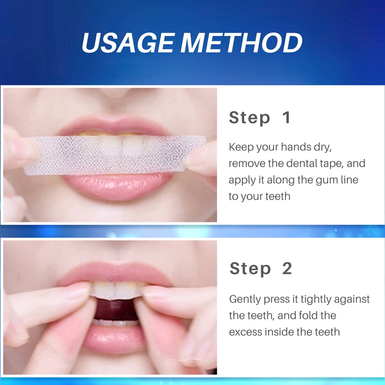 Teeth Whitening Strips for Teeth Sensitive, 28 Whitening Strips Effective Teeth Whiting Strips Reduced Sensitivity White-Strips, Helps Remove Smoking/Coffee/Soda/Wine Stain