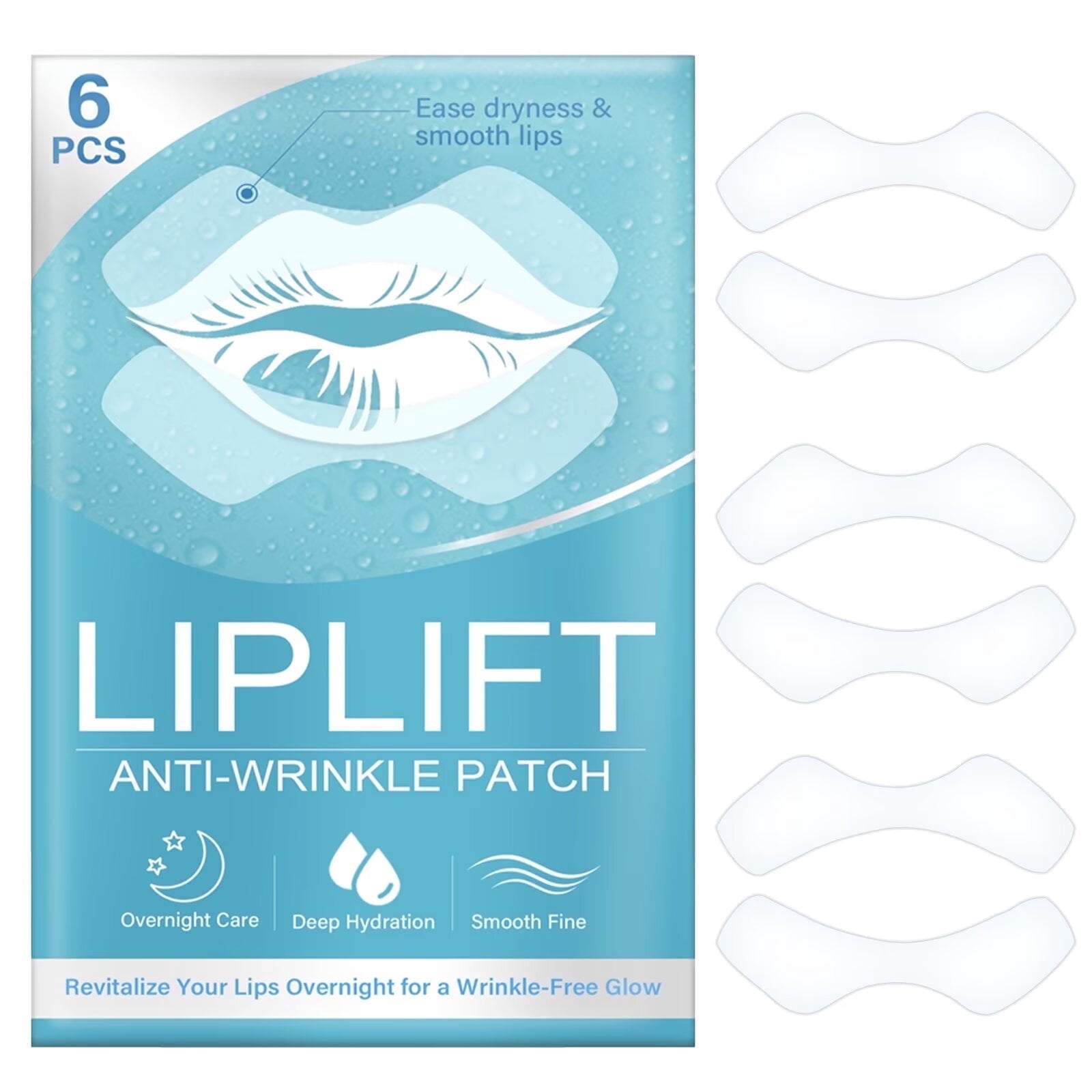 Anti Wrinkle Patches for Lip, Forehead, Cheek, Smile Line and Skin Around The Lips
