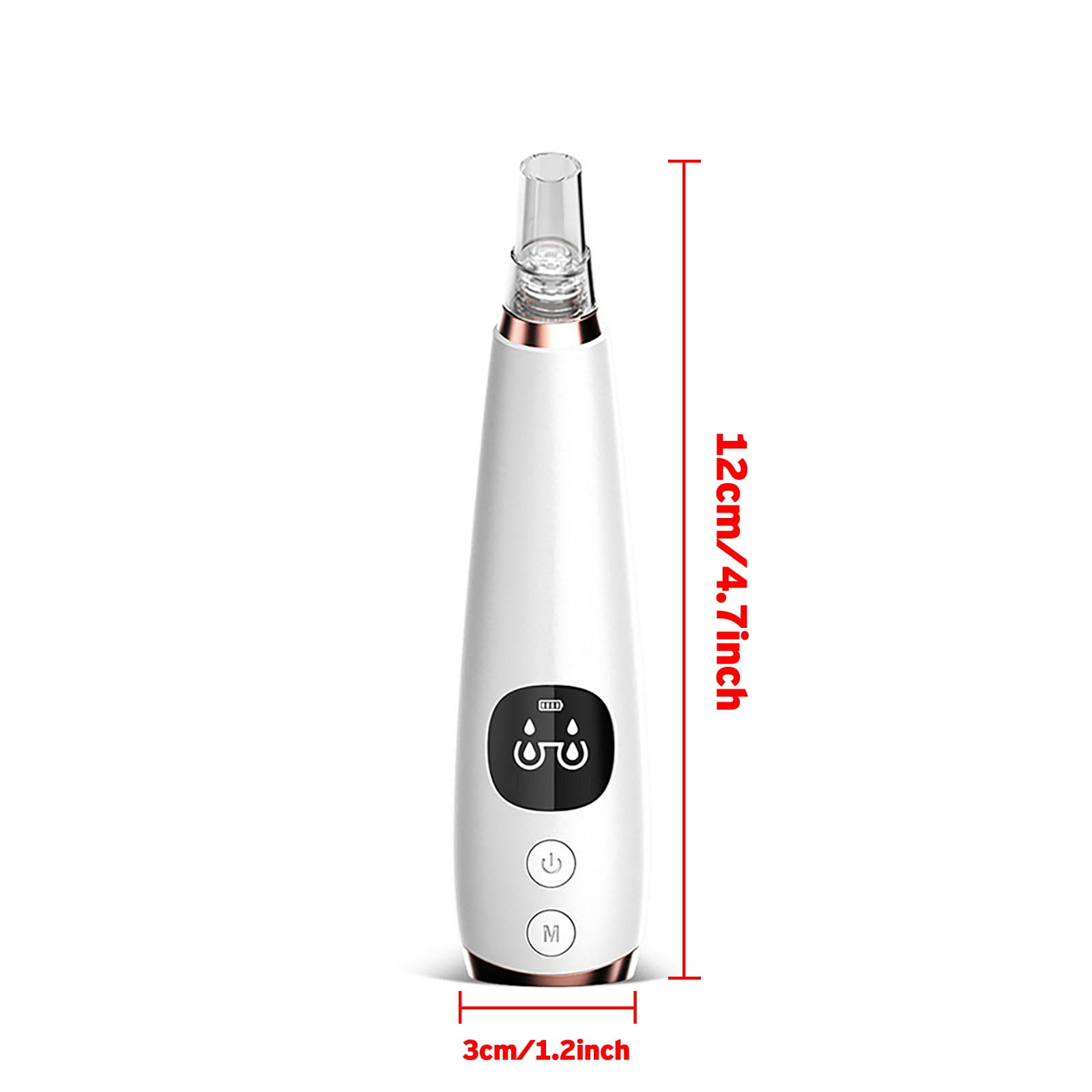 2026 Newest Blackhead Remover Pore Vacuum, USB Rechargeable Facial Pore Cleaner,3 Levels Adjustable Pore Vacuum Blackhead Remover, with 5 Suction Power, 5 Probes