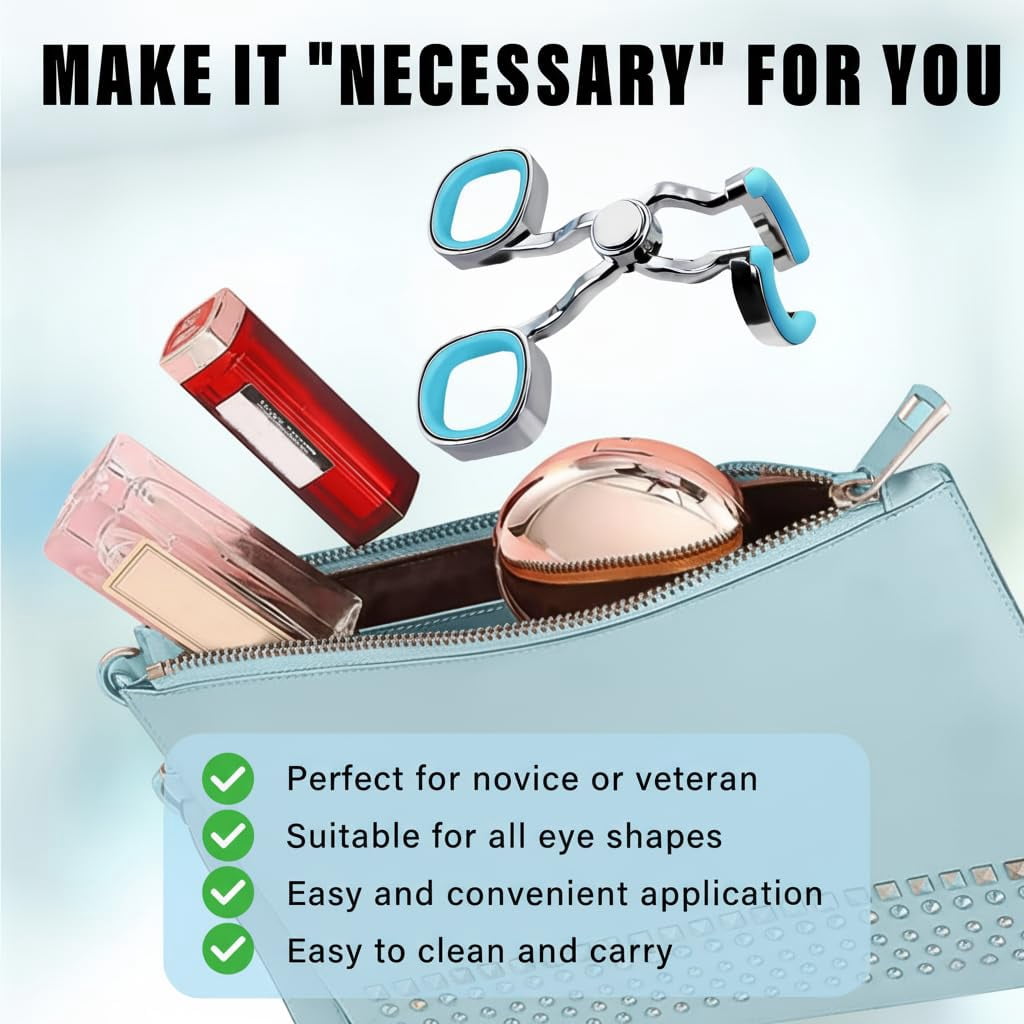 Contact Lens Applicator Tool, Eye Opener with Soft-Tip Sucker and Tweezer for Easy Insertion & Removal, Includes Portable Travel Case